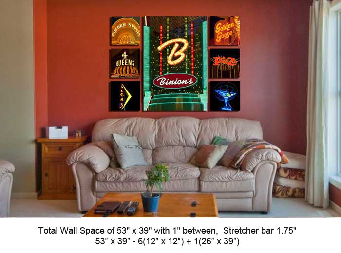 Canvas Cluster Printing From 7 Photos - Germotte