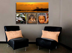 Canvas Cluster Prints From 4 Photos - Germotte