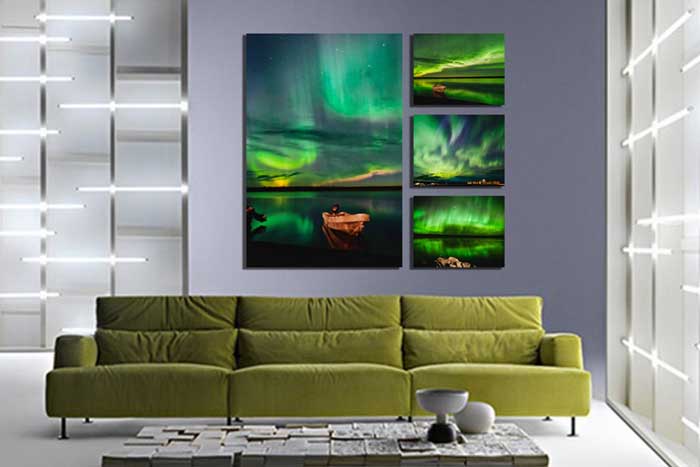 Canvas Cluster Prints From 4 Photos - Germotte