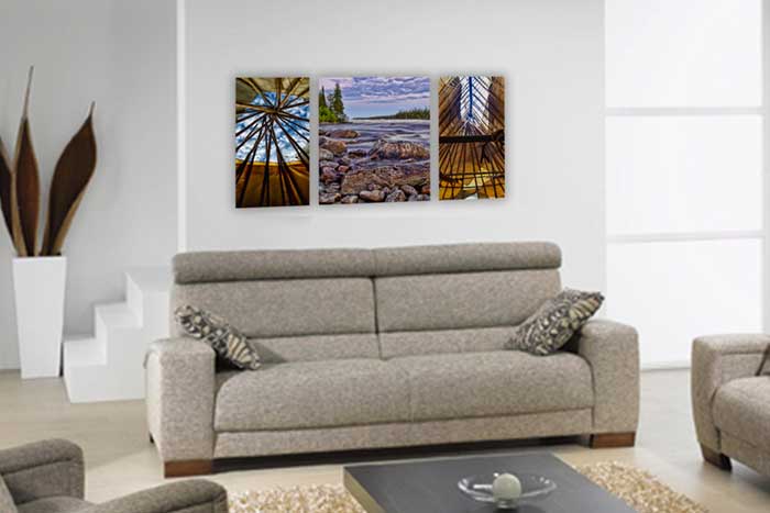 Canvas Cluster Printing From 3 Photos - Germotte