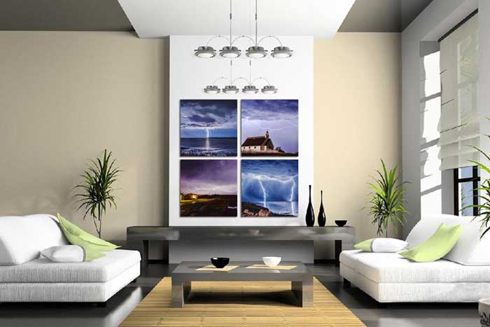 Canvas Cluster Printing From 4 Photos - Germotte