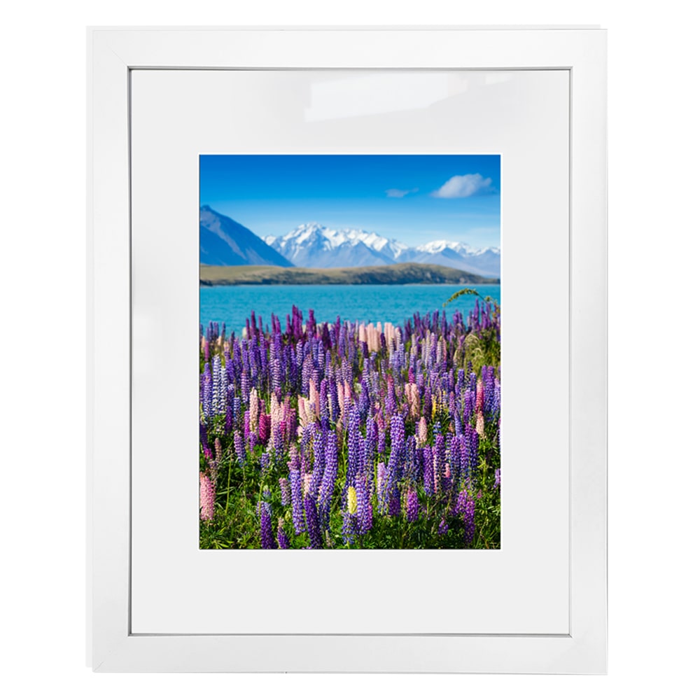 White ready made frame with matting - Germotte - Ottawa Canada
