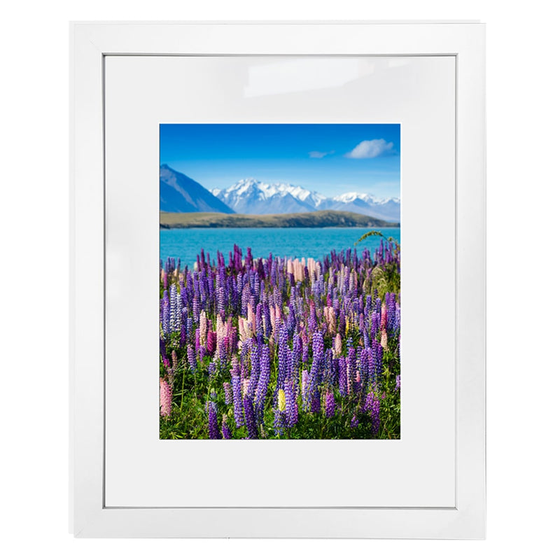 White ready made frame with matting - Germotte - Ottawa Canada