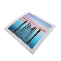 William Turner fine art paper prints showcasing a serene scene of a wooden pier over calm waters.