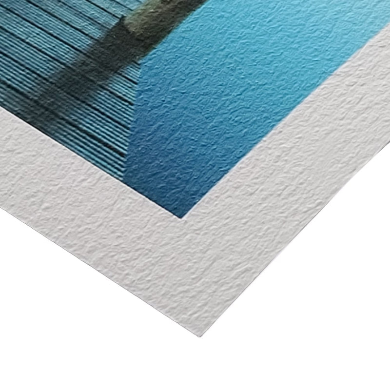 Detail of William Turner fine art paper prints showcasing texture and edge of high-quality cotton paper.